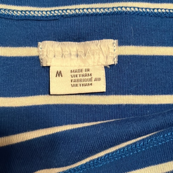 Blue striped crop top! - Picture 2 of 2